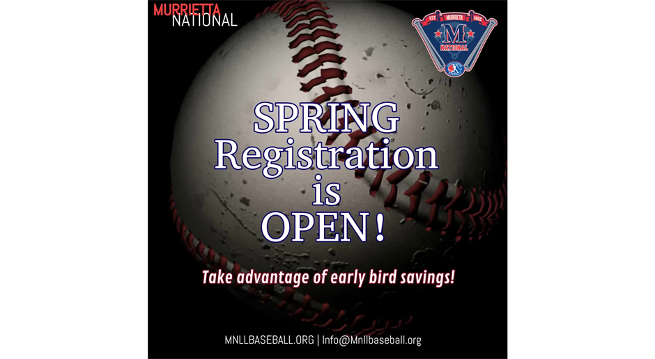 Spring Registration Is Here!