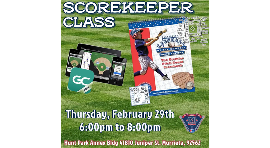 Upcoming: Scorekeepers Clinic