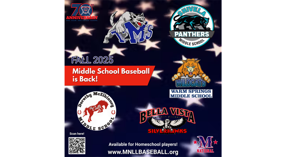 2025 Fall Middle School Ball is Back!