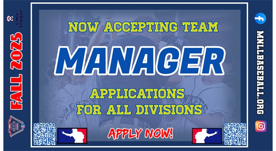 Fall Ball Managers NEEDED!