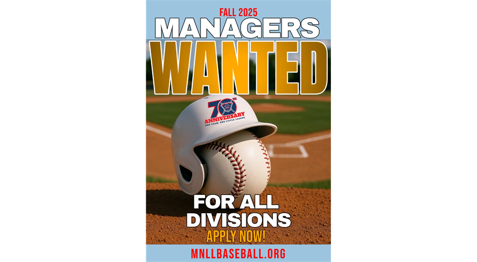 Fall Ball Managers NEEDED!