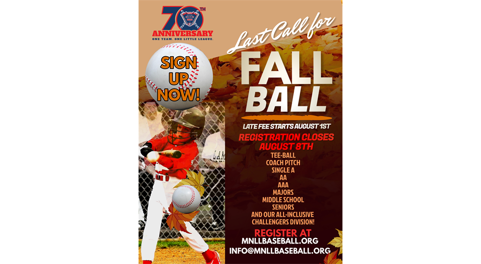Fall '25 Registration for the MNLL is now Open!