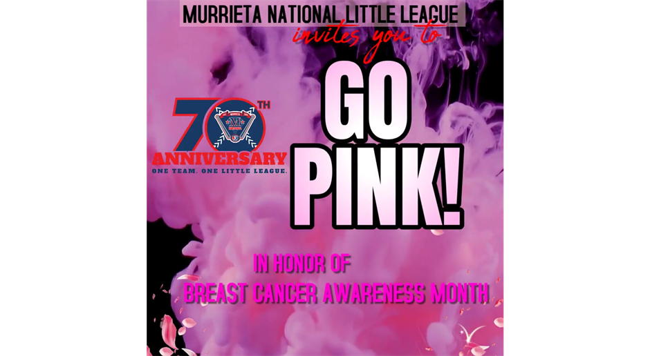 Wear pink October 